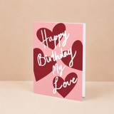 HBD My Love Notecard