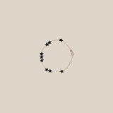 Grey Stars Bracelet  - Yellow Gold