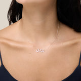 Pink عشق Adore Necklace - Yellow Gold