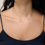 Yellow عشق Adore Necklace - Yellow Gold