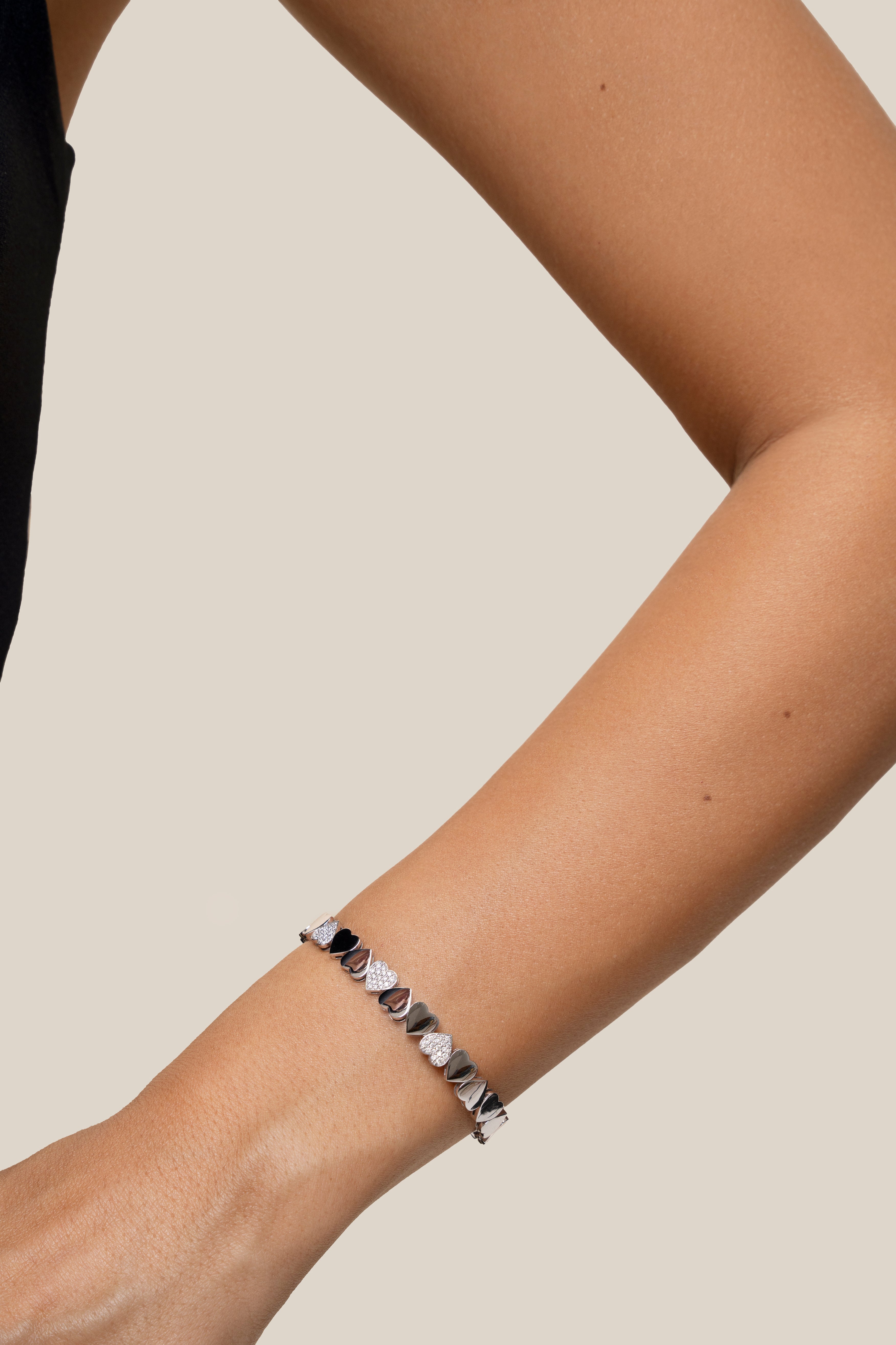 Habibi Rings Love Diamond Bangle – HIBA HASBINI