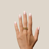 Ribbed Band Ring - Yellow Gold