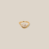 Diamond Pinky Ring - Yellow Gold