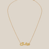 Yellow عشق Adore Necklace - Yellow Gold
