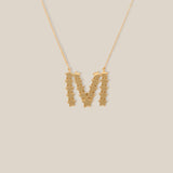 Initial Stars Necklaces - Yellow Gold