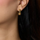 Love Earring  - Yellow Gold