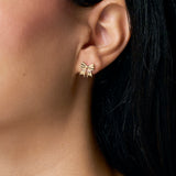Bow Earring - Yellow Gold