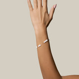 White Stars Bracelet - White Gold