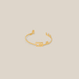 Saudi Bangle - Yellow Gold