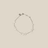 White Stars Bracelet - White Gold