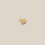 Bow Earring - Yellow Gold
