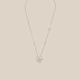 Bloom and Pearls Choker - Yellow Gold