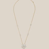 Bloom and Pearls Choker - Yellow Gold
