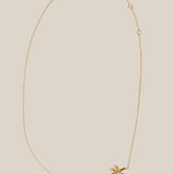 Palm Tree Choker - Yellow Gold