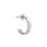 Love Earring  - White Gold