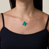 Green Cedar  - Yellow Gold