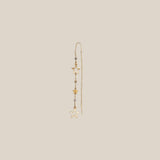 Yellow Golden Stars Earring