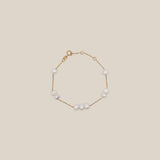 Pearl Bracelet  - Yellow Gold