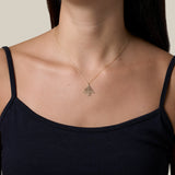 Gold Cedar Necklace  - Yellow Gold