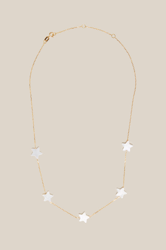 White Stars Choker