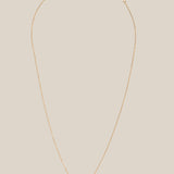 One White Star Choker  - Yellow Gold