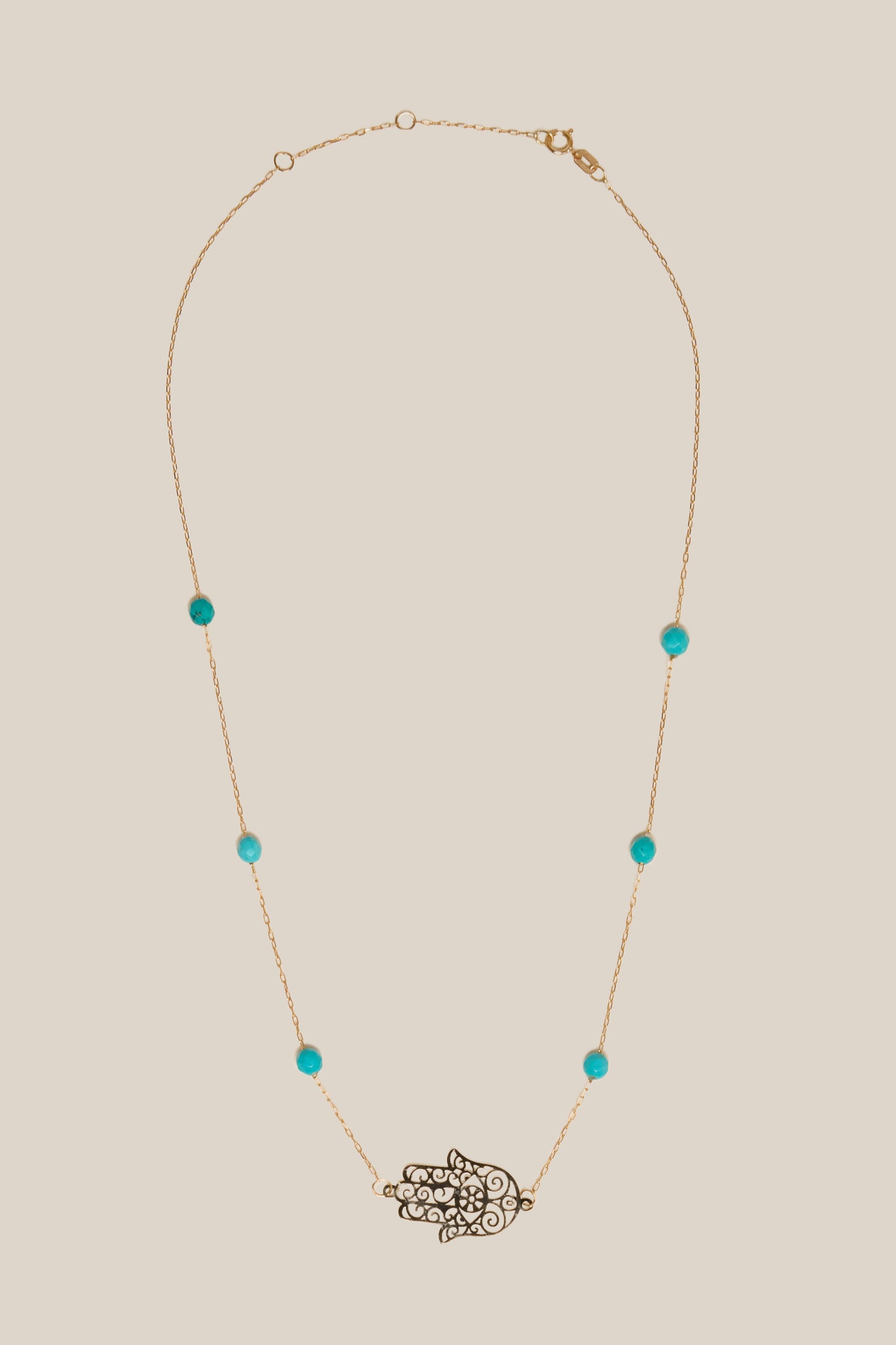 Kaff & Blue Beads Choker