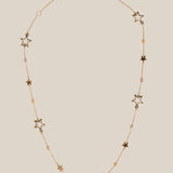 Yellow Golden Stars Choker