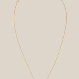 Enamel oval Blue Eye Choker  - Yellow Gold