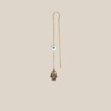 Kaff & Eye Earring  - Yellow Gold