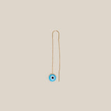 Blue Eye Earring  - Yellow Gold