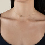 Yellow Golden Stars Choker