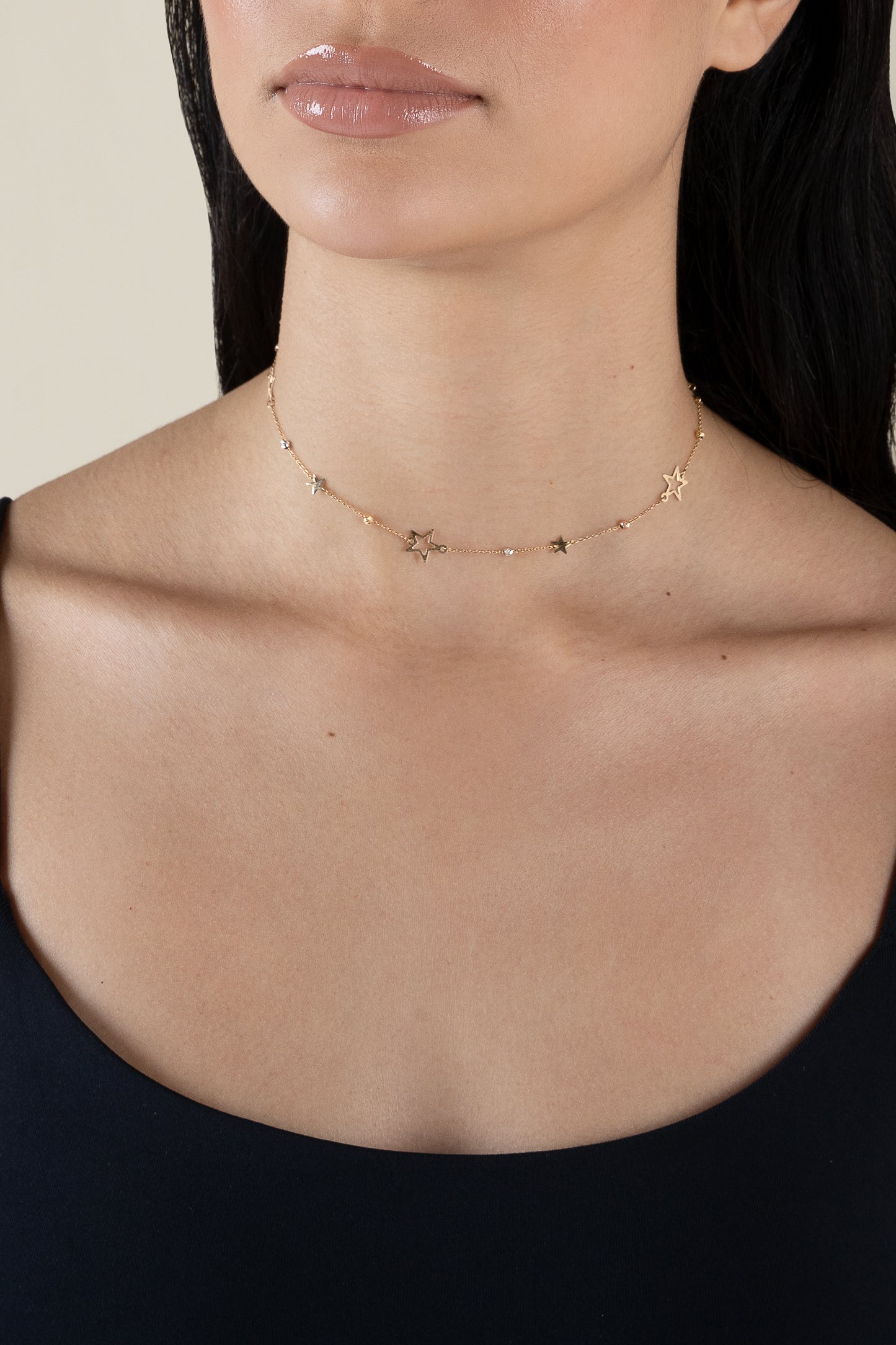 Golden Stars Choker