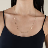 Yellow Golden Stars Necklace