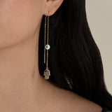 Kaff & Eye Earring  - Yellow Gold