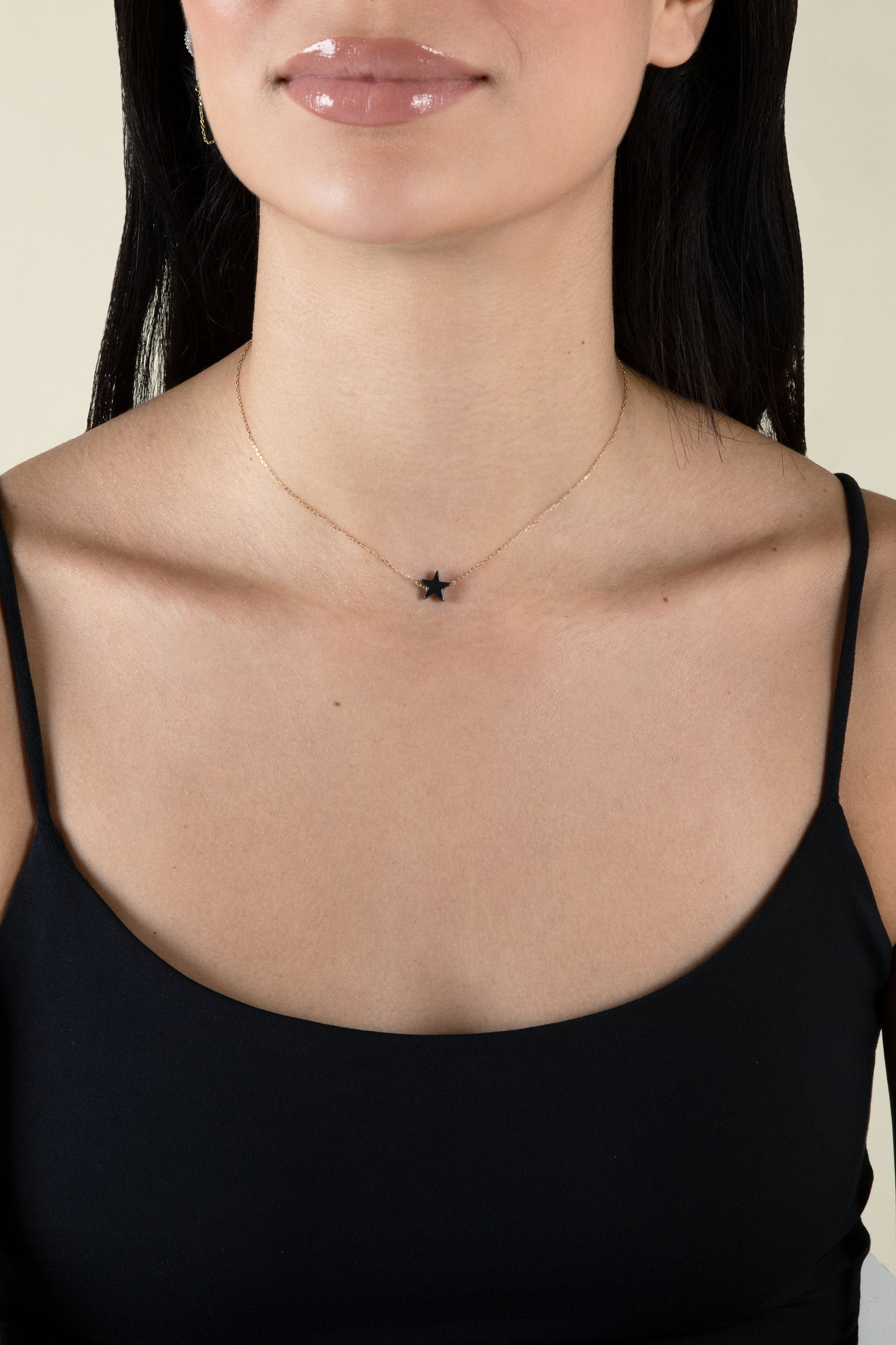 One Grey Star Choker