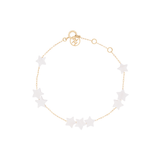 White Stars Bracelet  - Yellow Gold