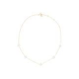 White Stars Choker  - Yellow Gold